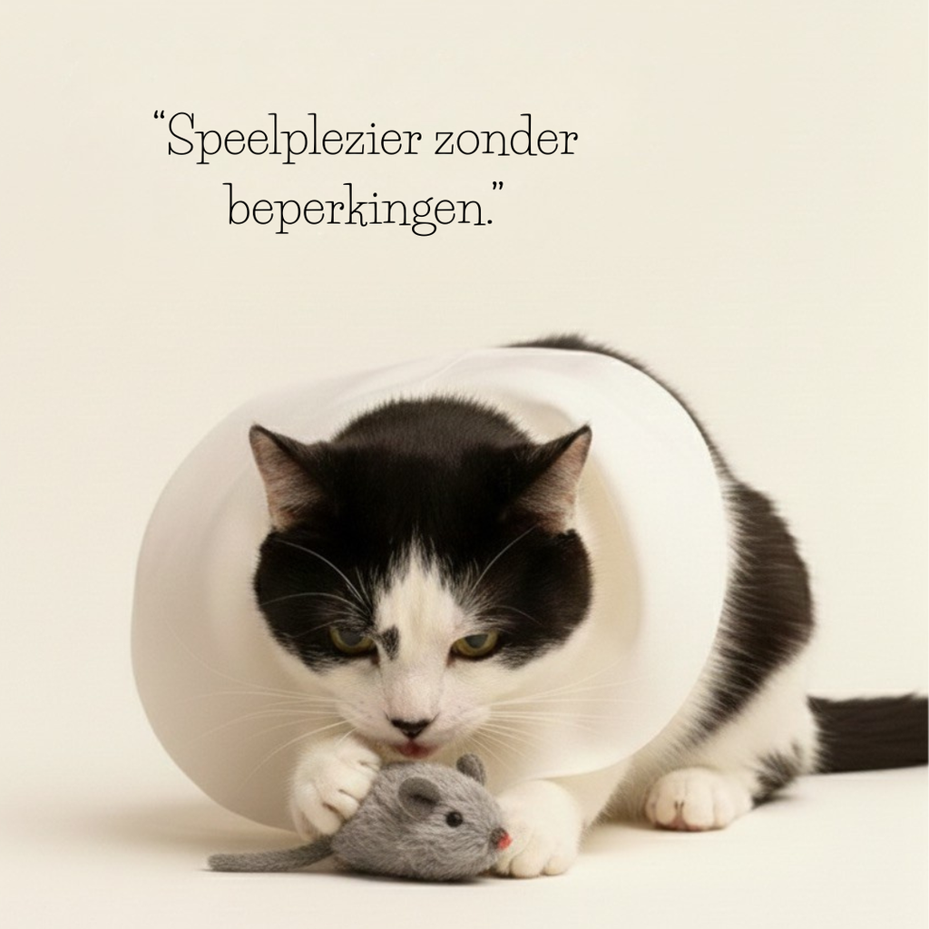 Kattenkraag – Zachte, diervriendelijke herstelkraag voor katten | De Kloos Kraag